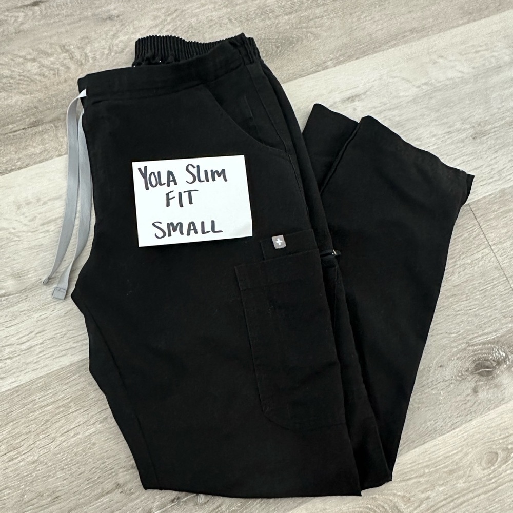 Figs Black Skinny Yola Pant